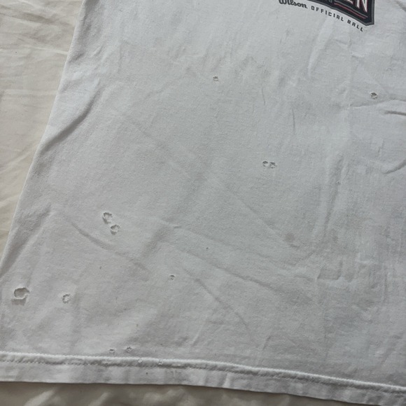 2008 US Open Short Sleeve Tee Y2K White Outdoors Tennis X-Large Printed Sleeve - Picture 4 of 16